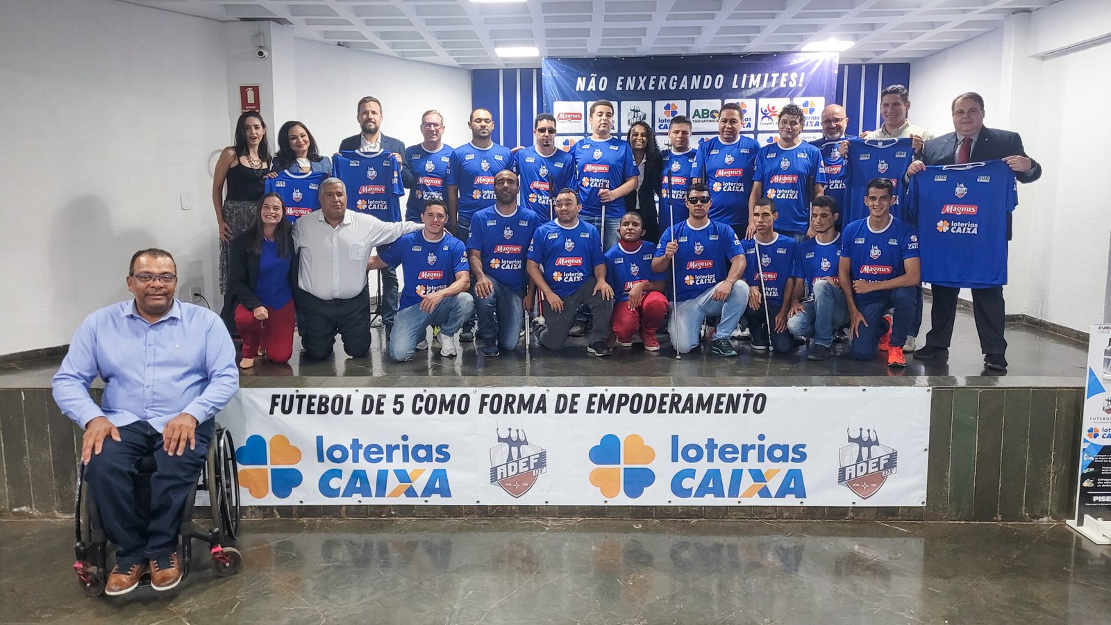 ADEF apresenta time de futebol de cegos de alto rendimento para a temporada 2022