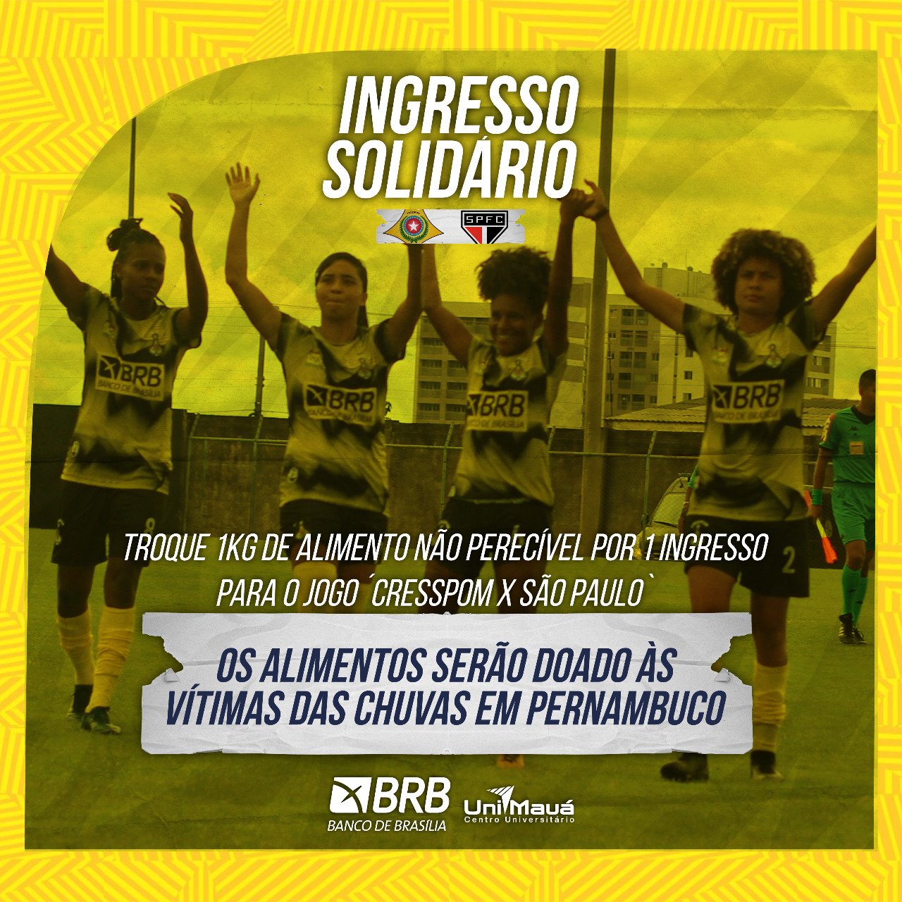 Cresspom inova e faz ação solidária para arrecadar alimentos