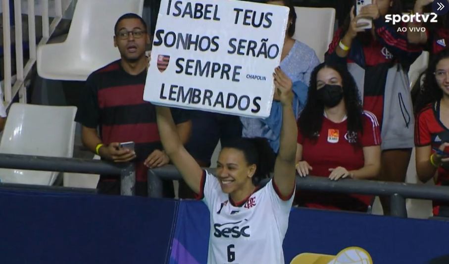 Em noite de homenagens a Isabel, Sesc-Flamengo derrota o Brasília Vôlei