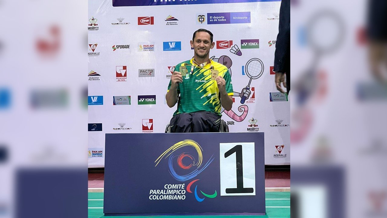 Marcelo Alves fatura dois ouros no Pan-Americano de Parabadminton