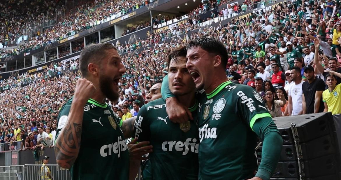 Em jogaço no Mané Garrincha, Palmeiras vence a Supercopa do Brasil