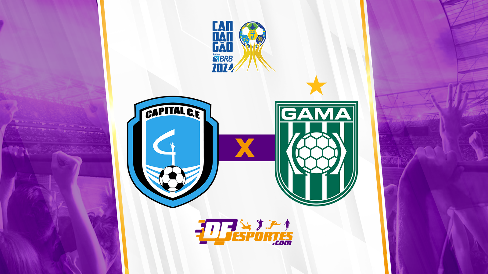 Capital em busca da primeira vitória reencontra o Gama no JK