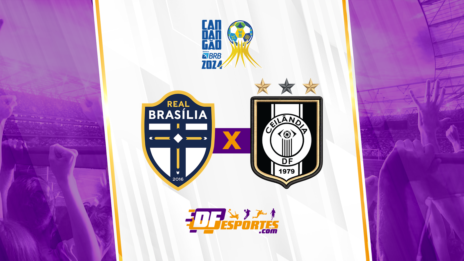 Atual campeão, Real Brasília enfrenta o Ceilândia na estreia do Candangão BRB 2024