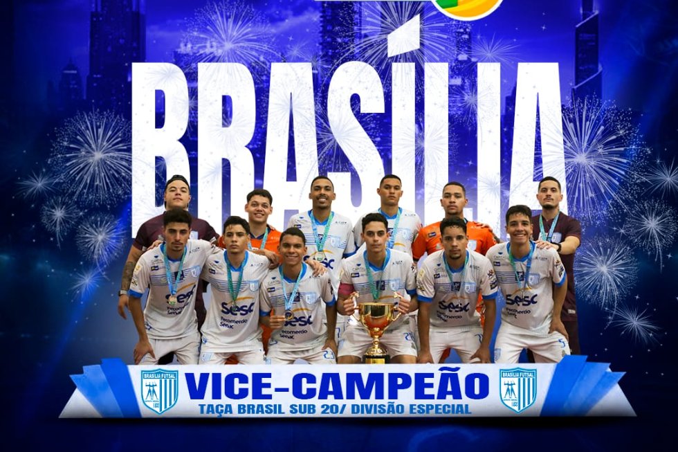 Brasília Futsal vai à final da Taça Brasil Sub-20 e fica com o vice-campeonato