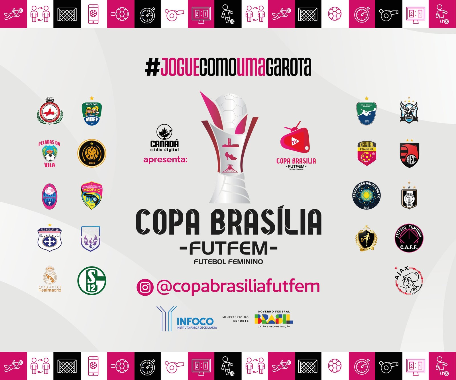 Copa Brasília FutFem chega à sexta edição