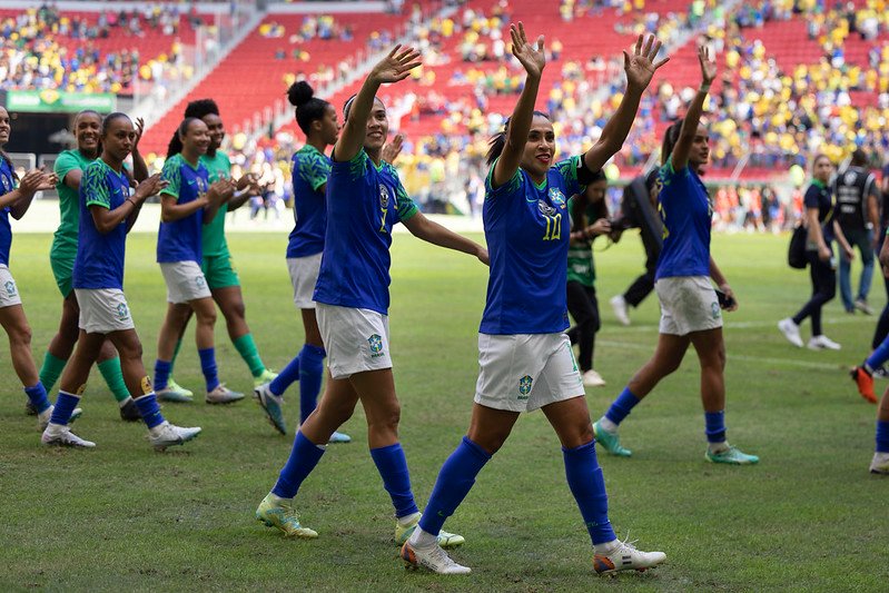 A 2 anos da Copa, relembre passagens da Seleção Feminina por Brasília