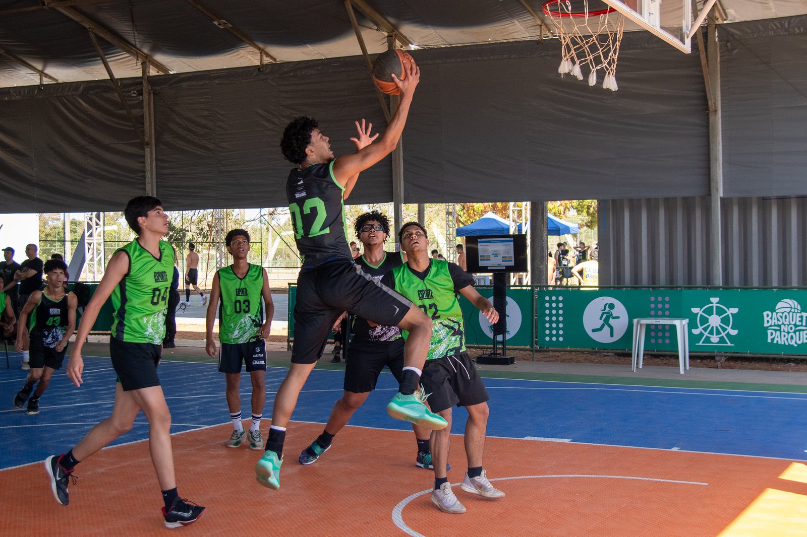 Projeto inédito leva competições e atividades gratuitas de basquete ao Parque da Cidade