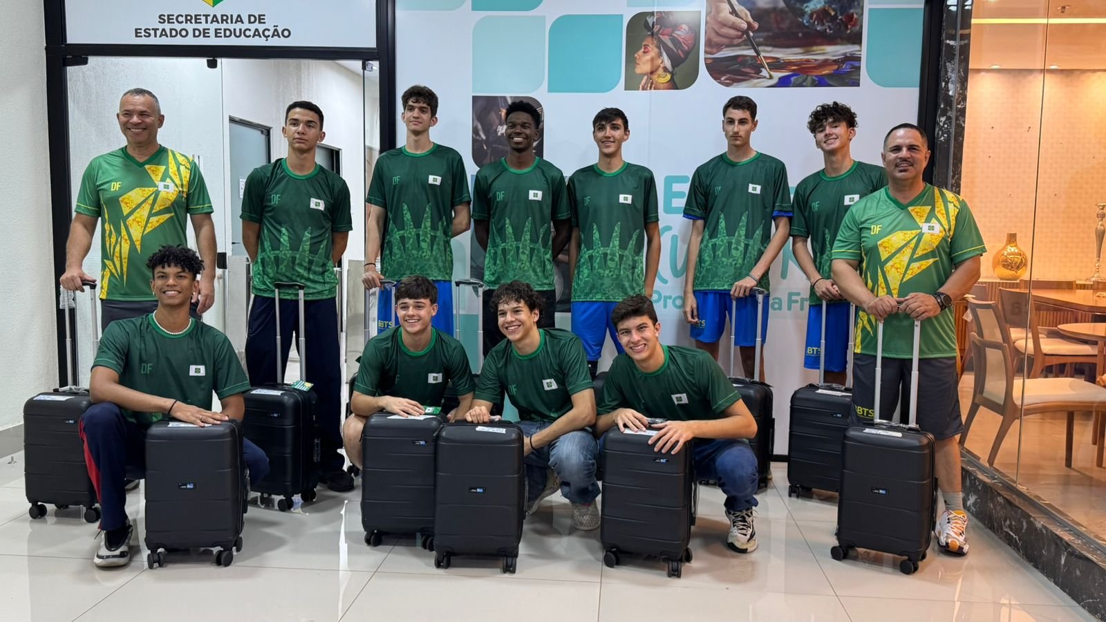 Seleção do DF entra em quadra pelo voleibol nos Jogos da Juventude em Brasília