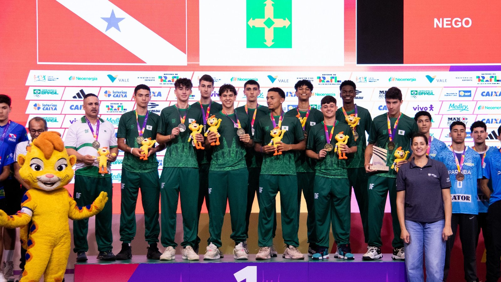 Seleção Escolar de vôlei  do DF sobe para a 1ª divisão em 2026