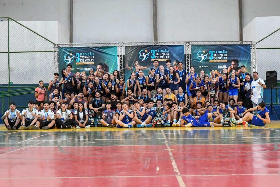 3ª Edição do Torneio Itinerante de Voleibol fortalece o esporte no DF e reúne 40 equipes em dois meses de competição