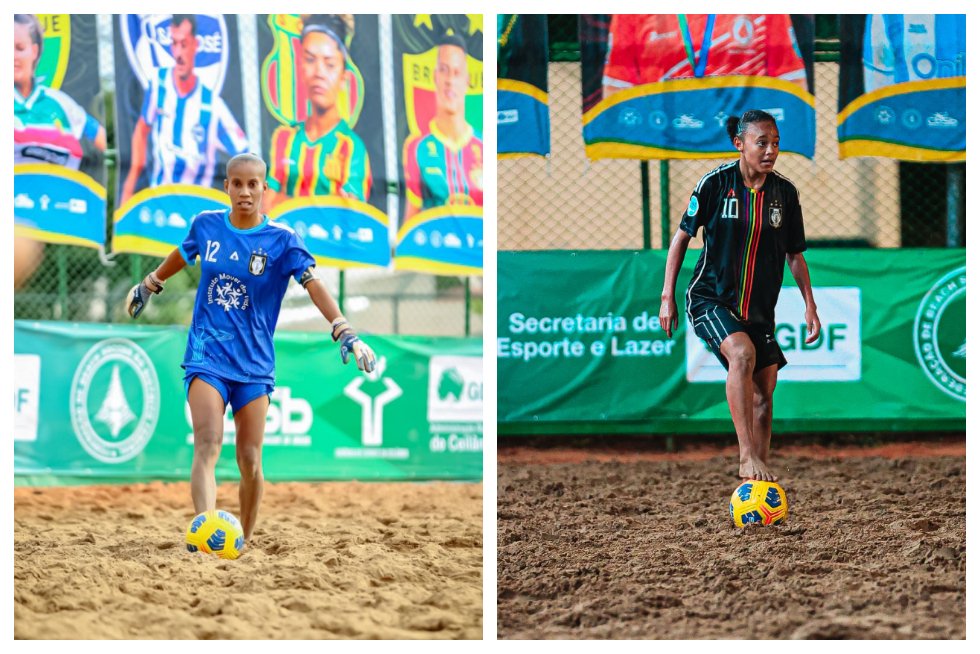 Atleta do Ceilândia Feminino debuta na seleção de beach soccer