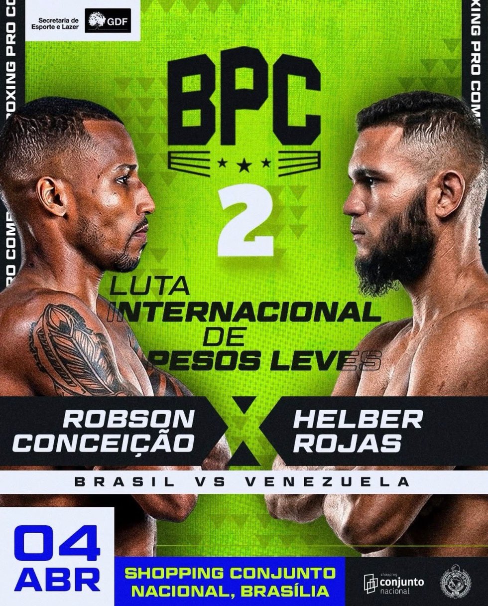 Brasília recebe segunda edição do Boxing Pro Combat com Robson Conceição e a nova geração olímpica do boxe brasileiro