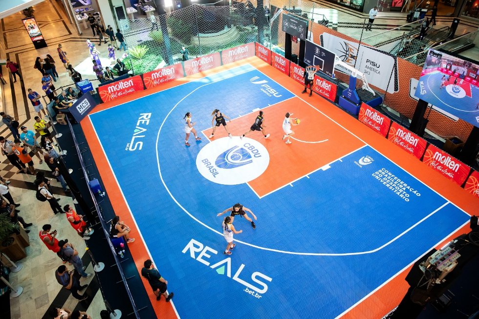 Circuito mundial de basquete 3×3 da FIBA chega a Brasília no Pátio Brasil Shopping