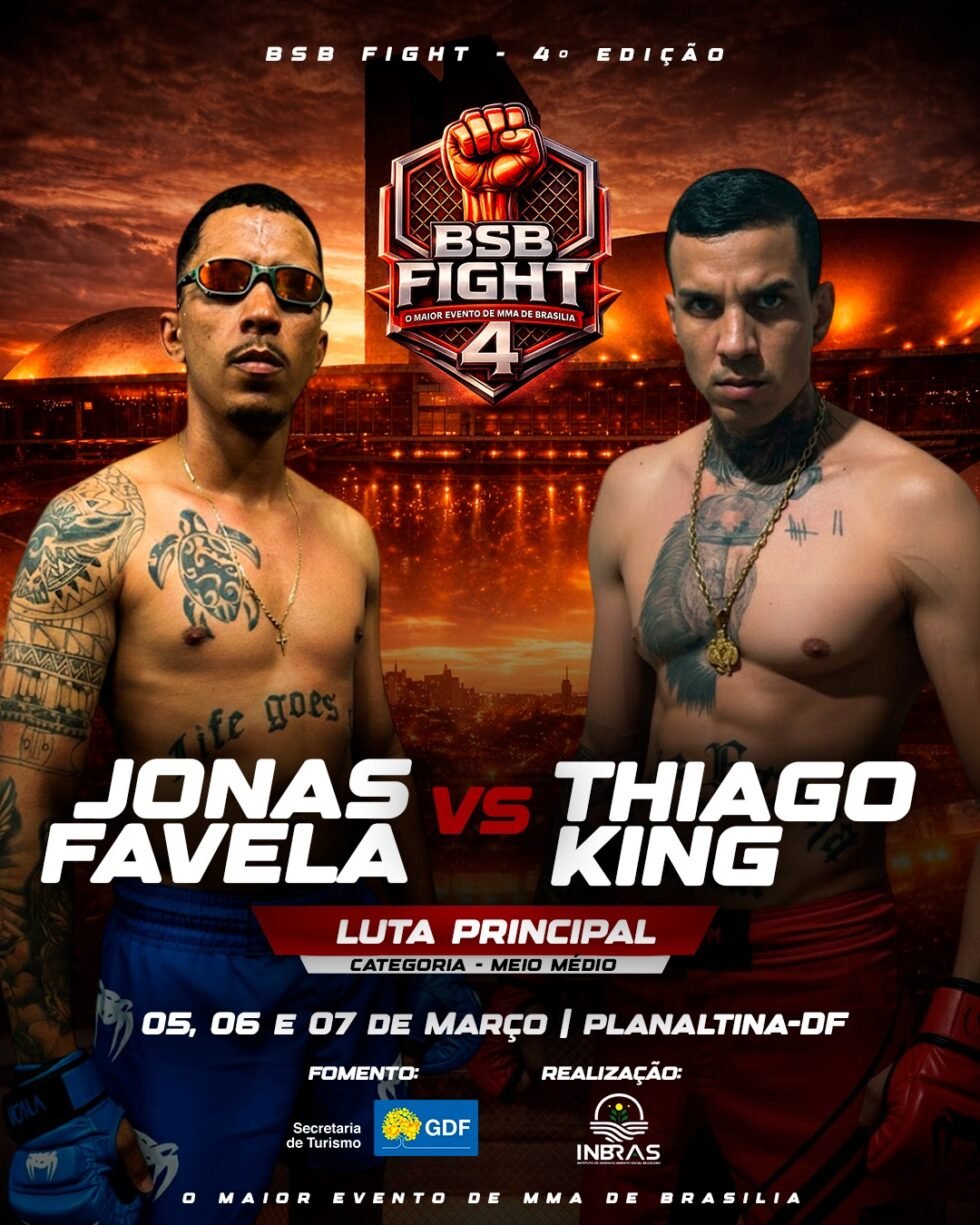 Planaltina vira capital do MMA: BSB Fight 4 promete agitar o Parque de Exposições