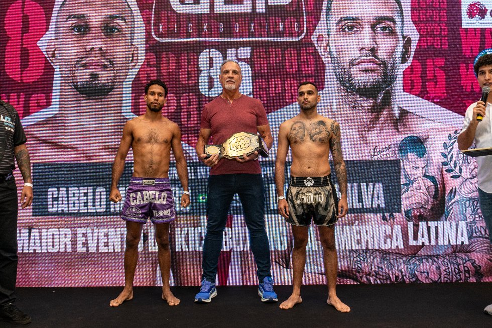 WGP 85: Cabelo Monteiro e Diogo Silva batem peso e luta pelo cinturão mundial interino da WAKO PRO é confirmada