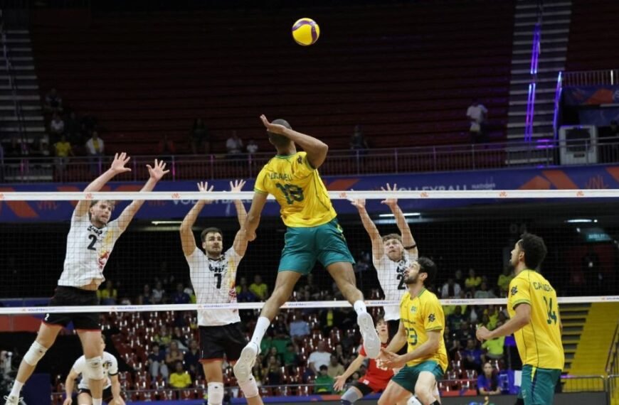 Brasil vence a Bélgica e garante segunda vitória consecutiva na VNL