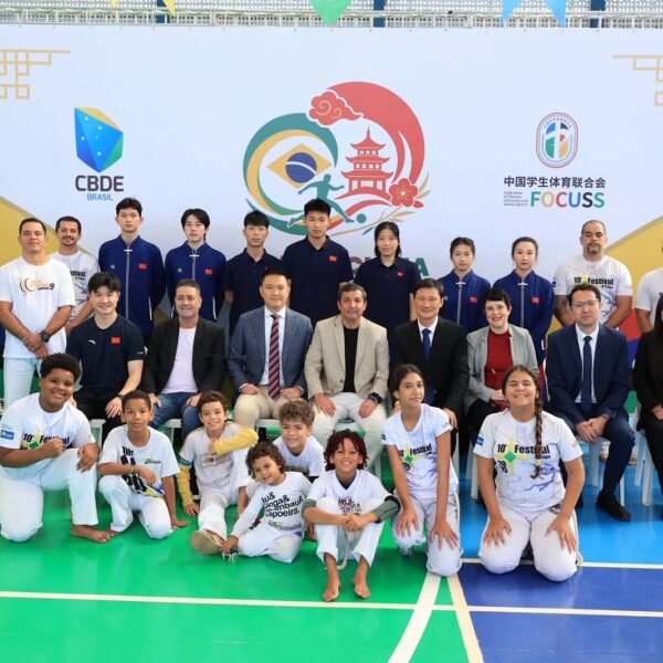 CBDE promove primeira ação da parceria Brasil-China voltada ao esporte escolar