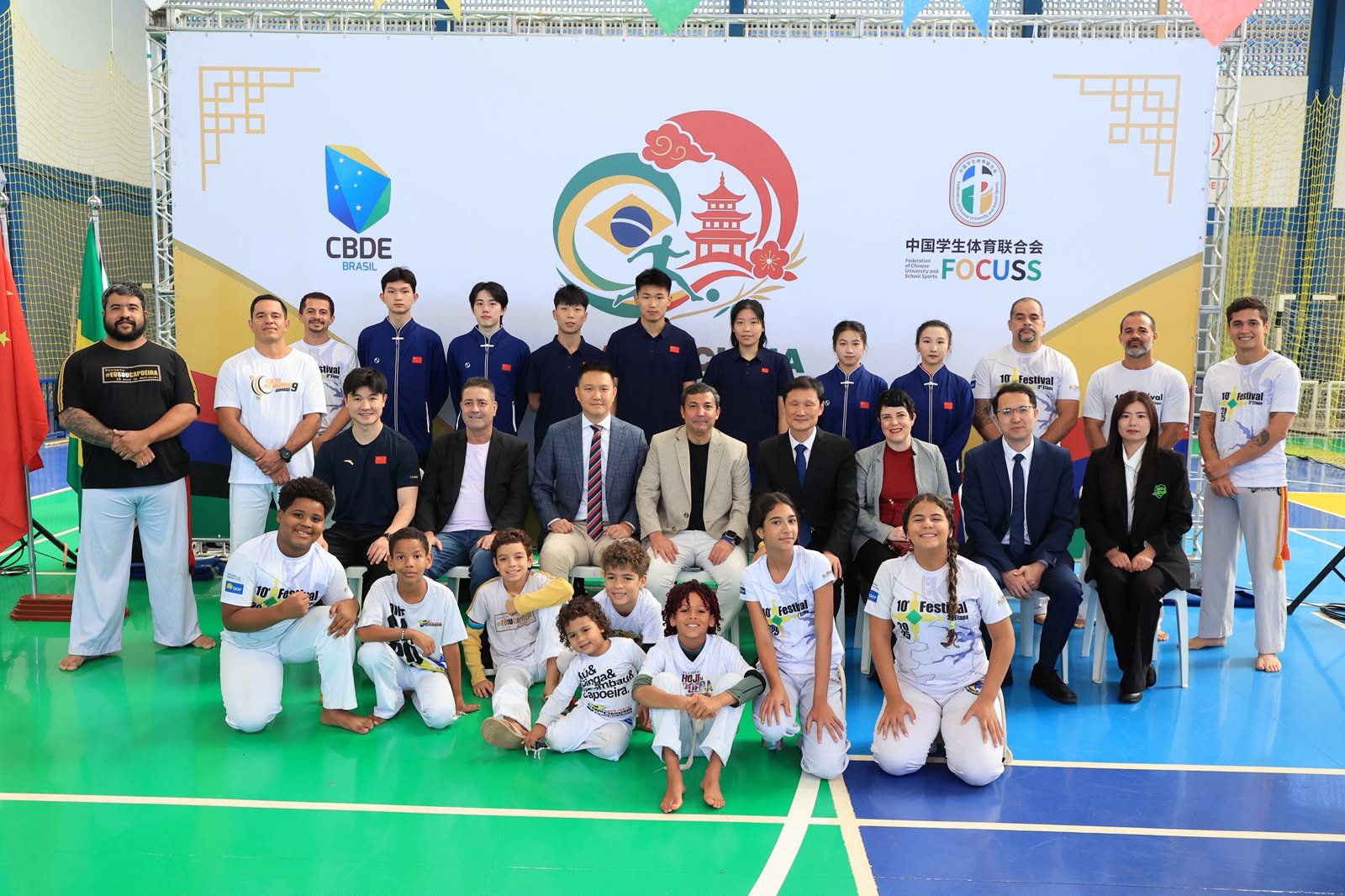 CBDE promove primeira ação da parceria Brasil-China voltada ao esporte escolar