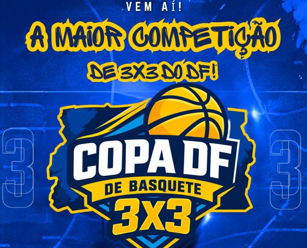 Copa DF de Basquete 3×3 abre inscrições gratuitas para edição inédita