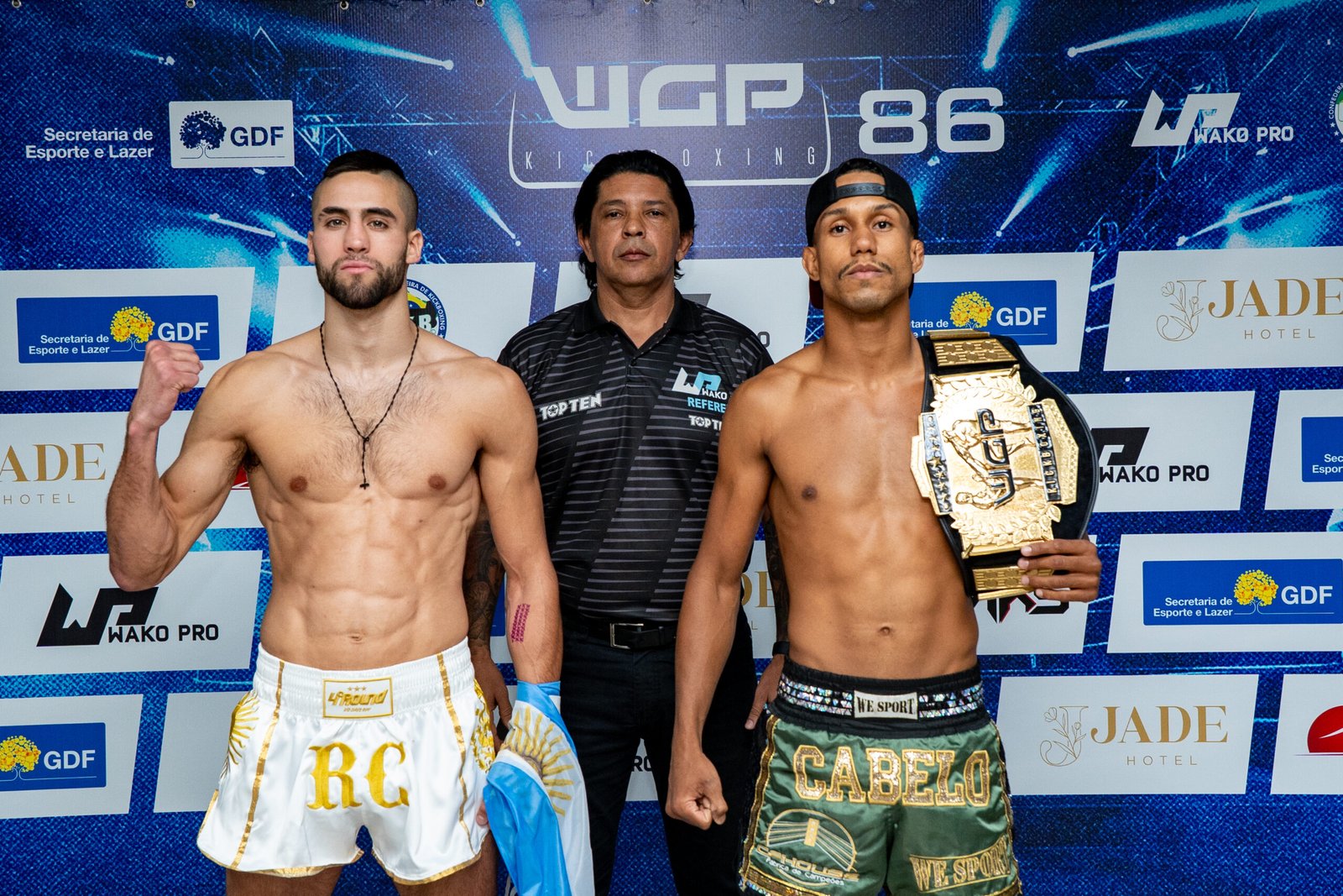 WGP 86: Clima esquenta na encarada entre brasileiro Cabelo Monteiro e o argentino German Badallo