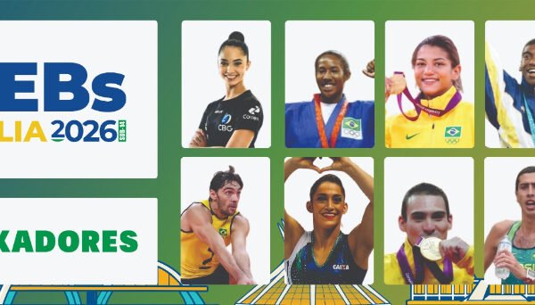 JEBs 2026 reúnem campeões olímpicos e grandes ídolos do esporte brasileiro como embaixadores